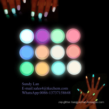 Glowing pigment powder for nail polish / plastic /paint and ink